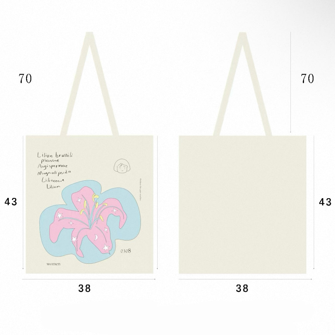 (feuil)LES. “Star Lily Equality” Tote