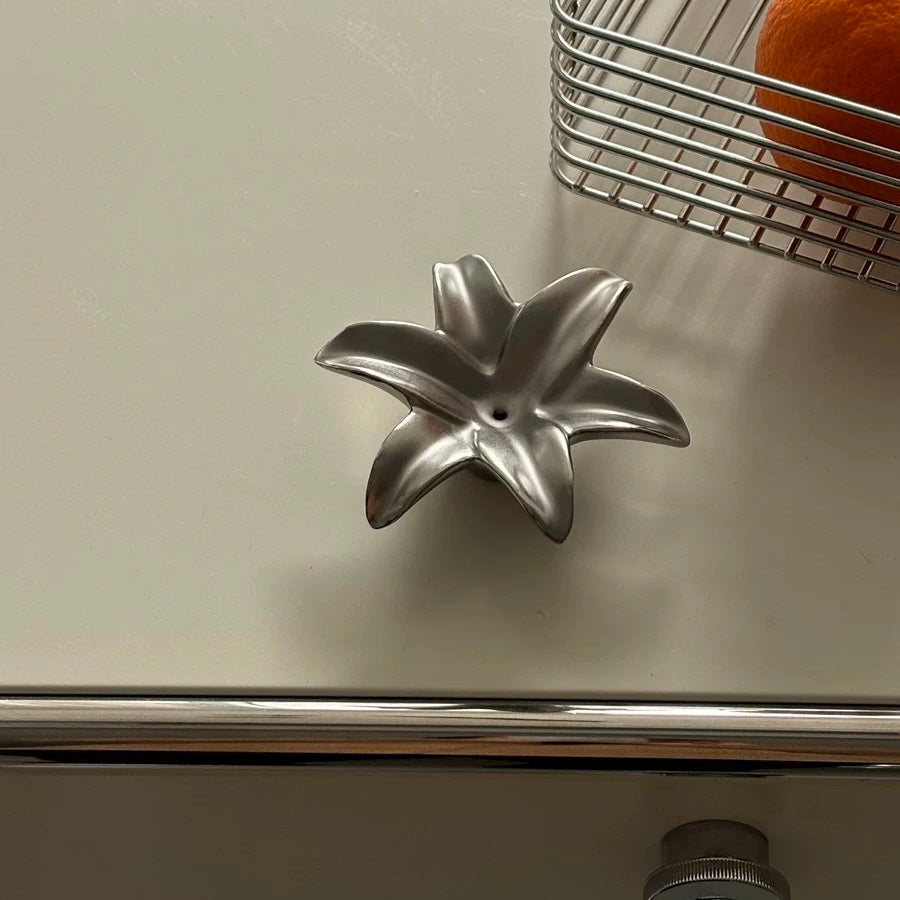 (feuil)LES. “Still Ember” Handcrafted Glass Incense Holder