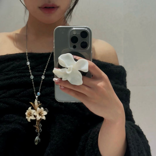 (feuil)LES. "Ripple Poise" Magnetic Phone Stand