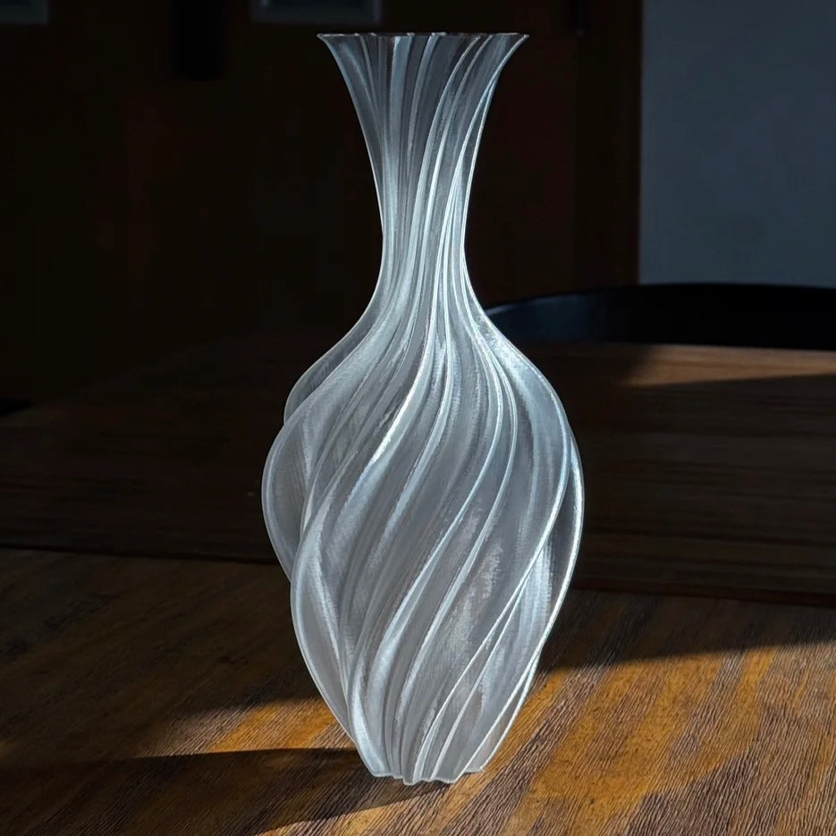 (feuil)LES. "Quiet Column" 3D printing vase
