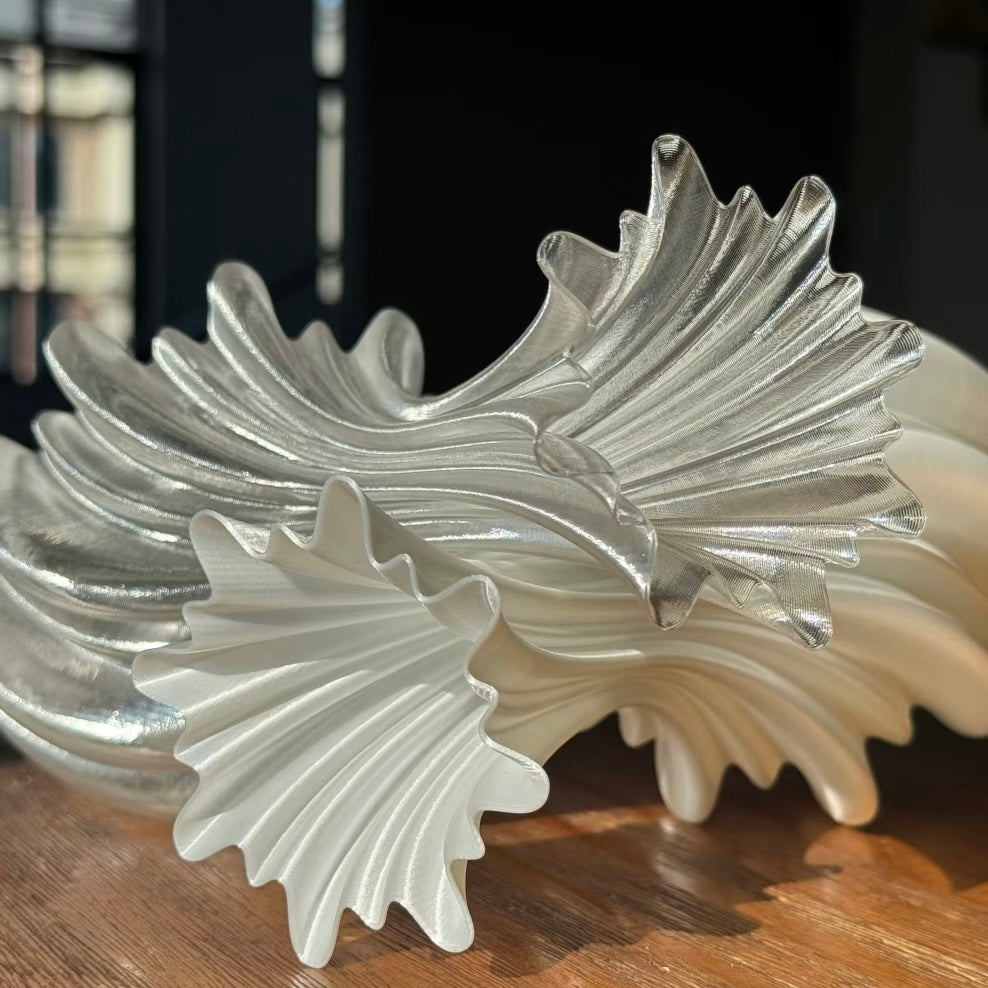 (feuil)LES. "Quiet Column" 3D printing vase