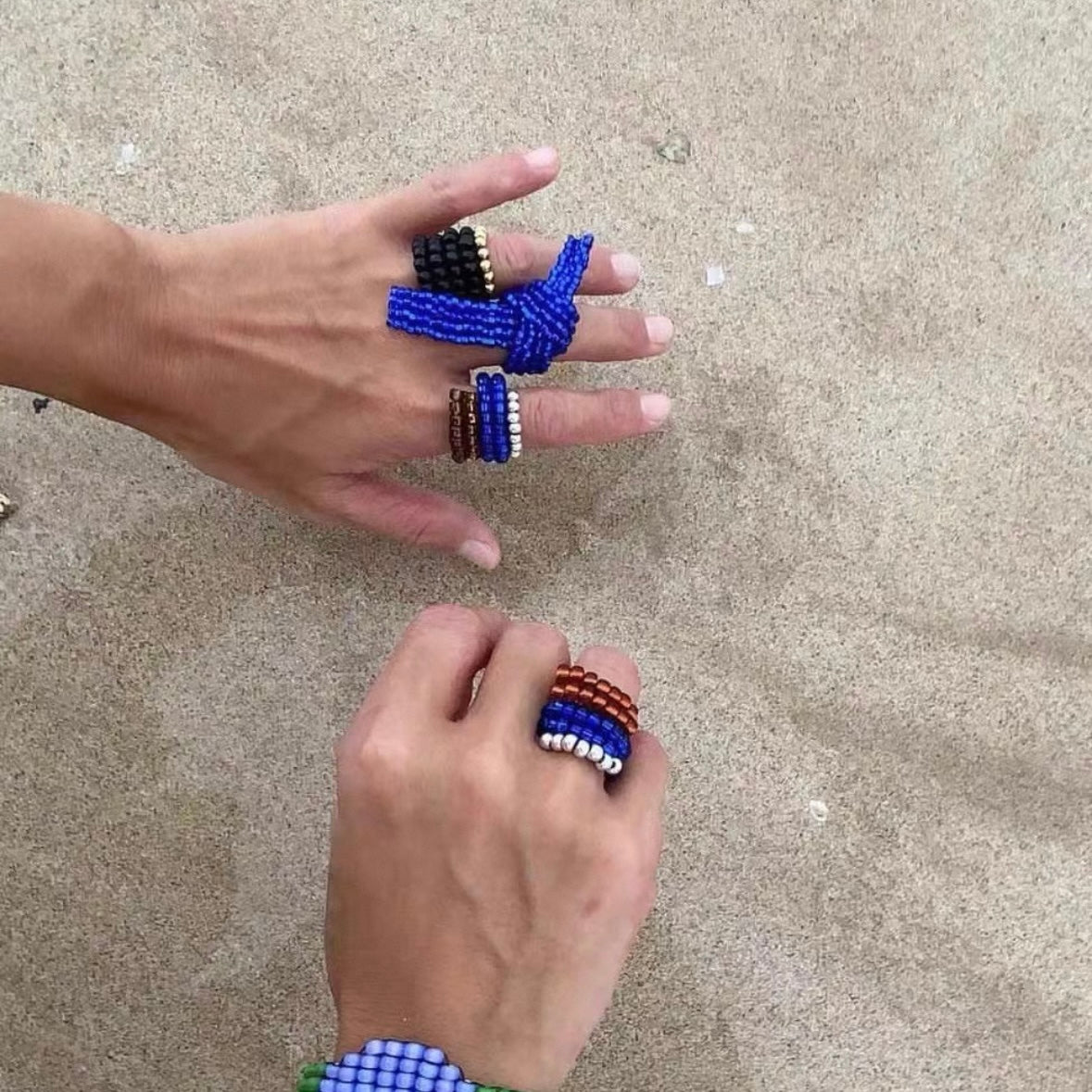 (feuil)LES. “Knot” Rings